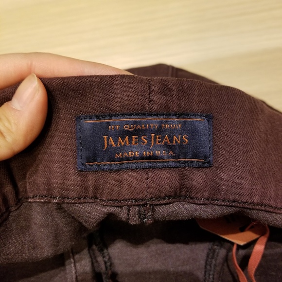 James Jeans Twiggy Red Black Glossed Legging w/tag - Picture 5 of 8